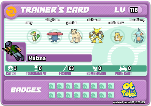 Maizna Card otPokemon.com