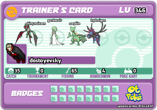 dostoyevsky Card otPokemon.com