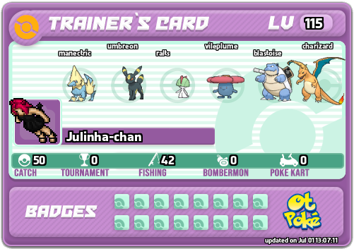 Julinha-chan Card otPokemon.com