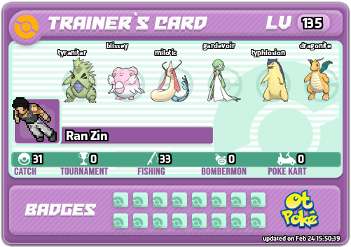 Ran Zin Card otPokemon.com