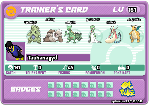 Tauhanagyd Card otPokemon.com