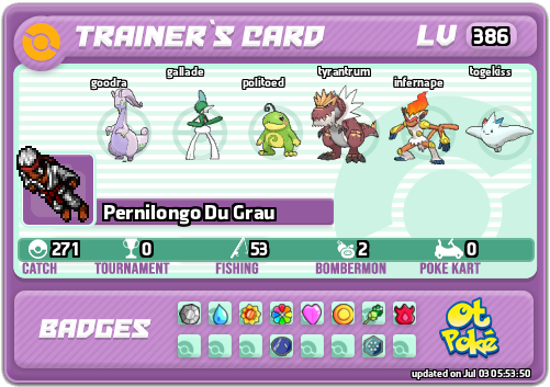 Pernilongo Du Grau Card otPokemon.com