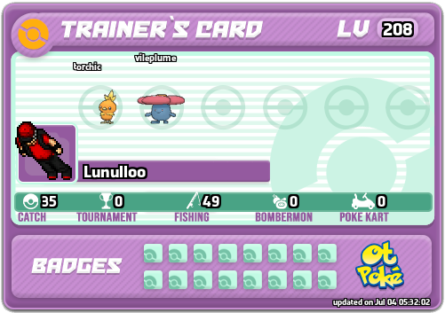 Lunulloo Card otPokemon.com
