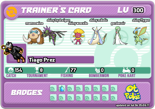 Tiago Prez Card otPokemon.com