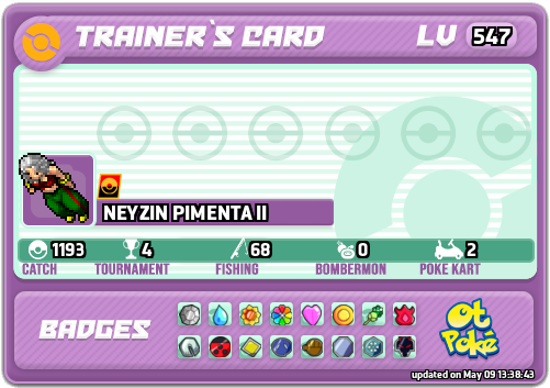 NEYZIN PIMENTA II Card otPokemon.com