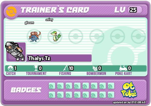 Thalys Tz Card otPokemon.com