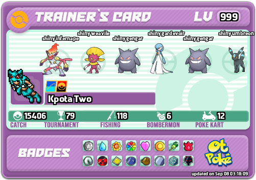 Kpota Two Card otPokemon.com