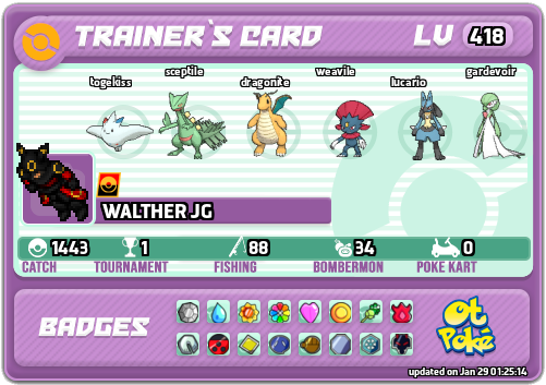 WALTHER JG Card otPokemon.com