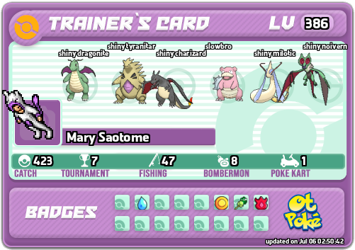 Mary Saotome Card otPokemon.com