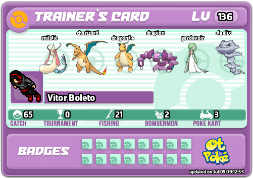 Vitor Boleto Card otPokemon.com