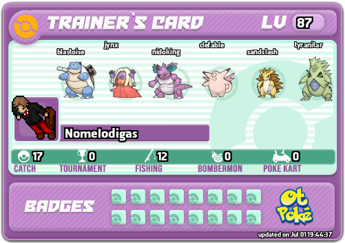 Nomelodigas Card otPokemon.com