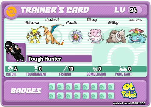 Tough Hunter Card otPokemon.com