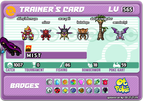 M I S T Card otPokemon.com