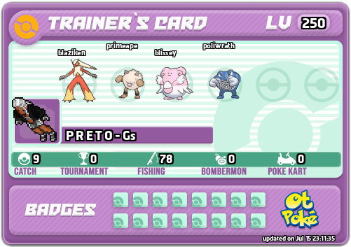 P R E T O - Gs Card otPokemon.com