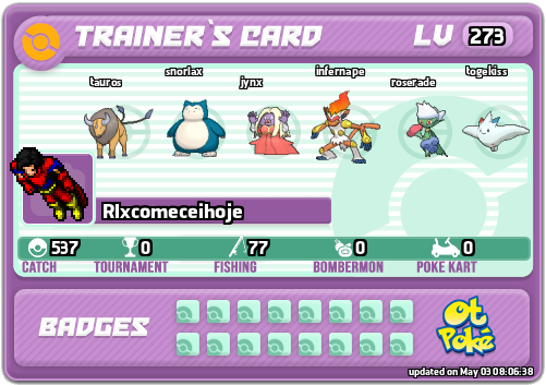 Rlxcomeceihoje Card otPokemon.com