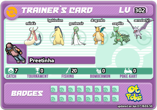 Preetinha Card otPokemon.com