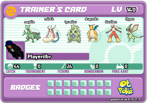 Playerilbr Card otPokemon.com