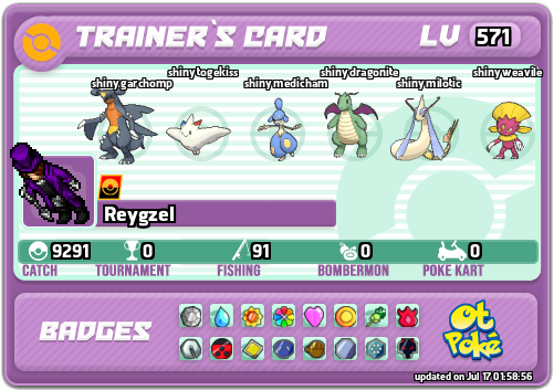 Reygzel Card otPokemon.com