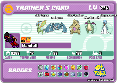 ManitoII Card otPokemon.com