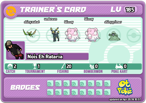 Nois Eh Rataria Card otPokemon.com