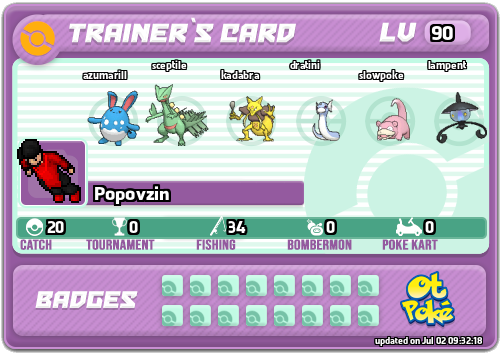 Popovzin Card otPokemon.com