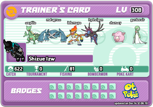 Shizue Izw Card otPokemon.com