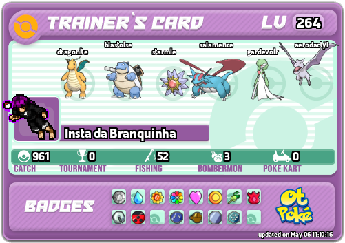 Insta da Branquinha Card otPokemon.com