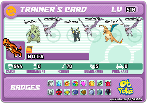 N O C A Card otPokemon.com