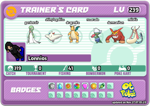 Lonnios Card otPokemon.com