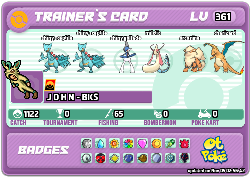 J O H N - BKS Card otPokemon.com