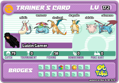 Luizin Gamer Card otPokemon.com