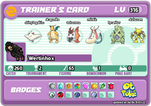 Wertinhox Card otPokemon.com