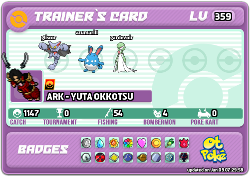 ARK - YUTA OKKOTSU Card otPokemon.com