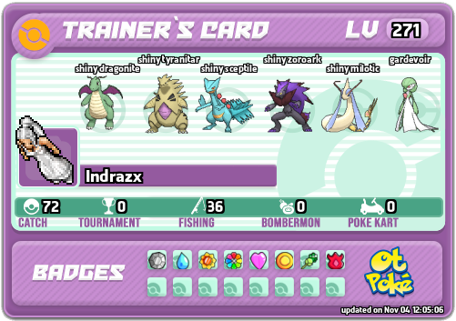 Indrazx Card otPokemon.com