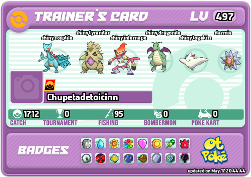 Chupetadetoicinn Card otPokemon.com