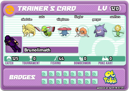 Brunolimath Card otPokemon.com