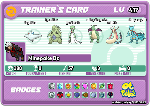 Minepoke Dc Card otPokemon.com