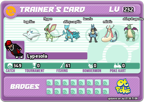 Lypesola Card otPokemon.com