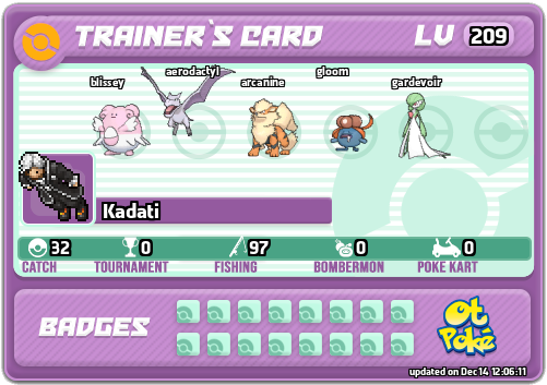 Kadati Card otPokemon.com