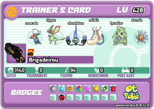 Brigadeirou Card otPokemon.com