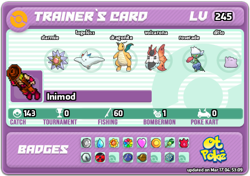 Inimod Card otPokemon.com