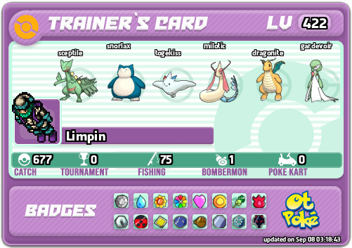 Limpin Card otPokemon.com