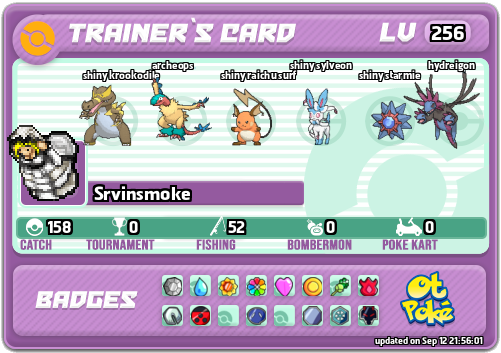 Srvinsmoke Card otPokemon.com
