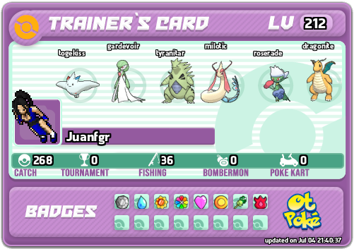 Juanfgr Card otPokemon.com