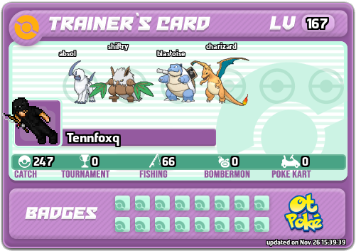 Tennfoxq Card otPokemon.com