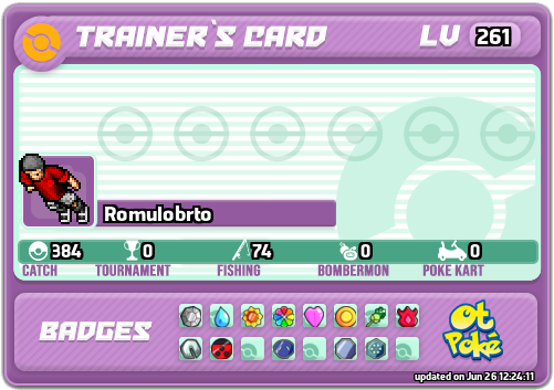 Romulobrto Card otPokemon.com
