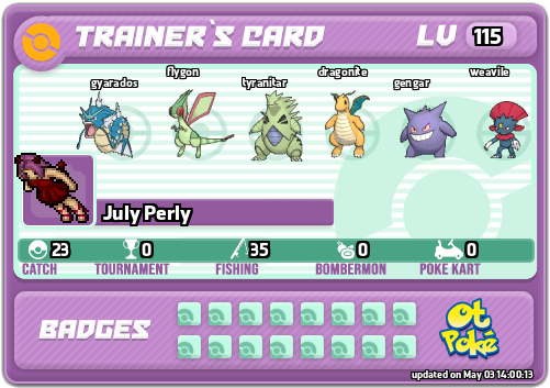 July Perly Card otPokemon.com