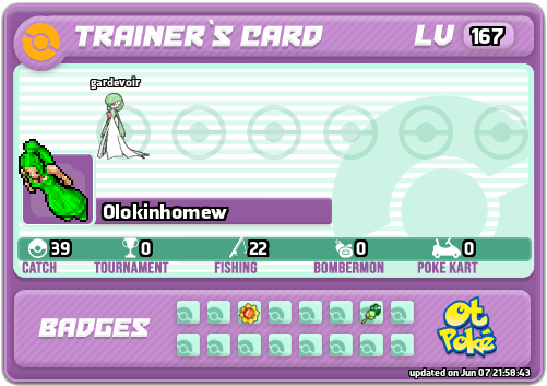 Olokinhomew Card otPokemon.com