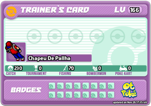 Chapeu De Pallha Card otPokemon.com