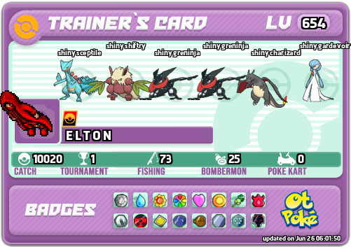 E L T O N Card otPokemon.com